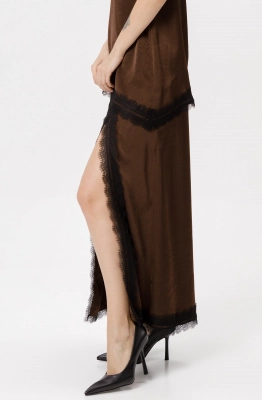 Юбка PiRS 6365 коричневый 