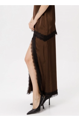 Юбка PiRS 6365 коричневый 