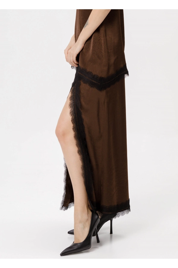 Юбка PiRS 6365 коричневый
