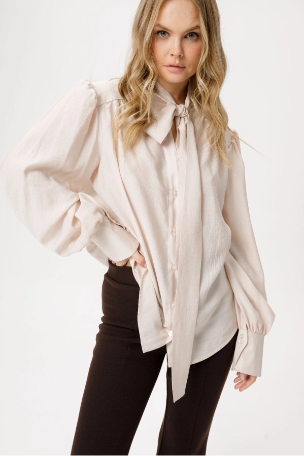 Блуза PiRS 6369 бежевый