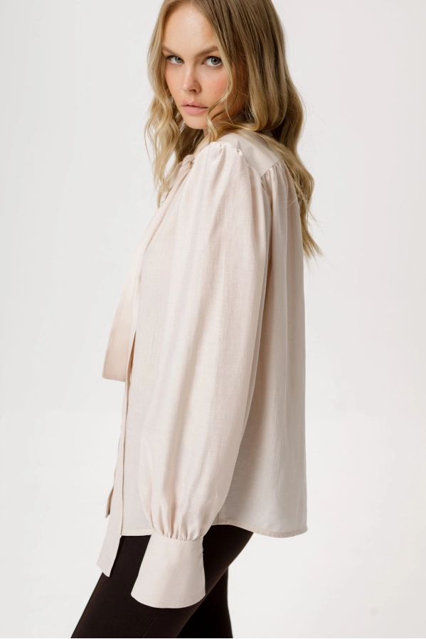 Блуза PiRS 6369 бежевый