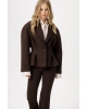 Жакет PiRS 6371 темно-коричневый