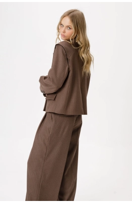 Жакет PiRS 6377 коричневый Жакет PiRS 6377 коричневый