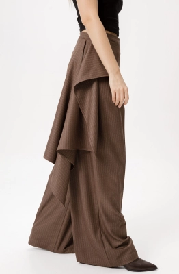 Юбка-баска PiRS 6379 коричневый 