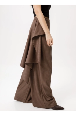 Юбка-баска PiRS 6379 коричневый 