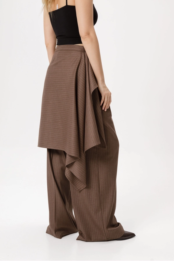 Юбка-баска PiRS 6379 коричневый