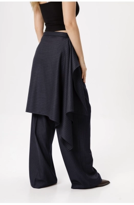 Юбка-баска PiRS 6379 синий 