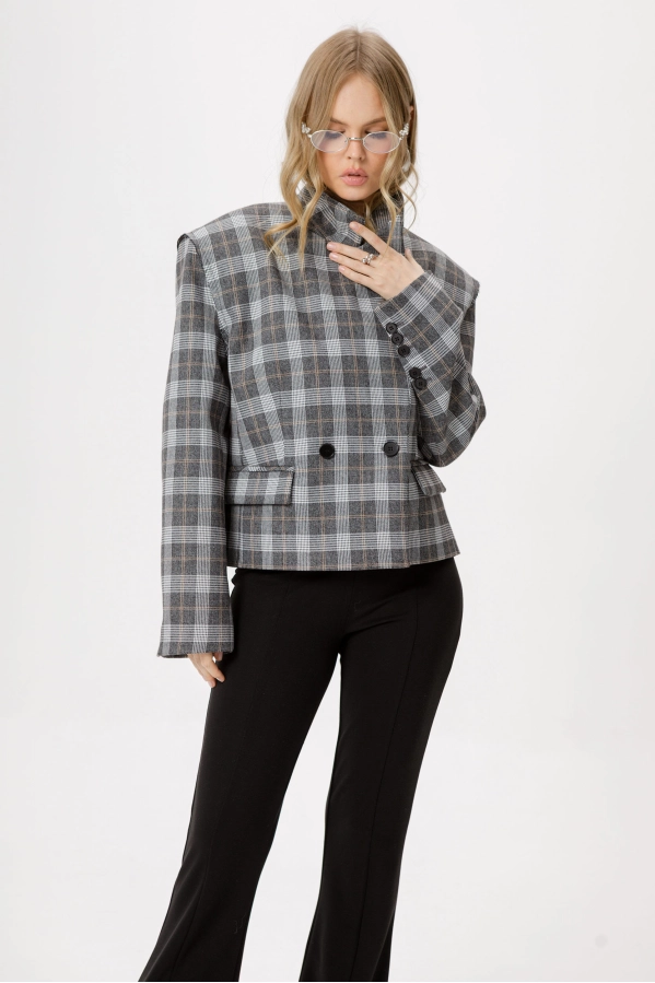 Жакет PiRS 6381 серый Жакет PiRS 6381 серый