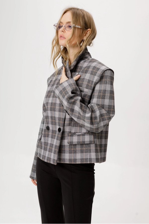 Жакет PiRS 6381 серый Жакет PiRS 6381 серый