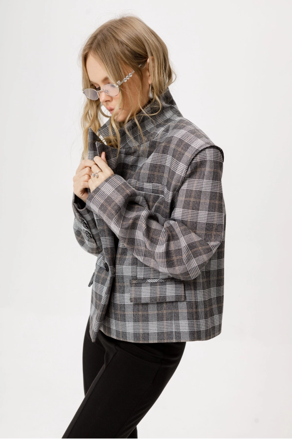 Жакет PiRS 6381 серый Жакет PiRS 6381 серый