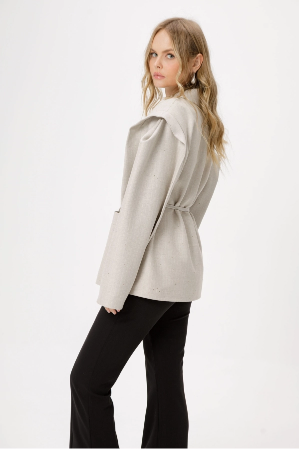 Жакет PiRS 6387 бежевый Жакет PiRS 6387 бежевый