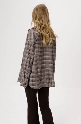 Рубашка PiRS 6394 серый 