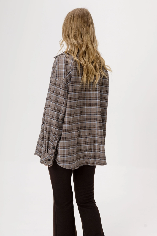 Рубашка PiRS 6394 серый