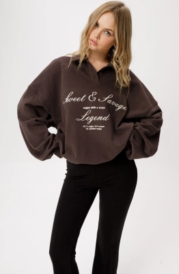 Свитшот PiRS 6400 коричневый 