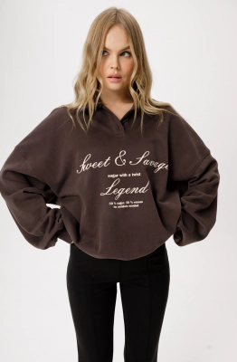 Свитшот PiRS 6400 коричневый 