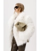 Шуба PiRS 6401 молочный
