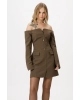 Платье PiRS 6407 темно-бежевый