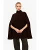 Пончо THE VERY 2439 коричневый