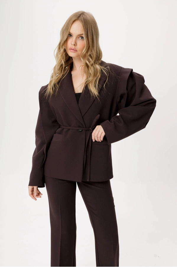 Жакет PiRS 6409 коричневый Жакет PiRS 6409 коричневый