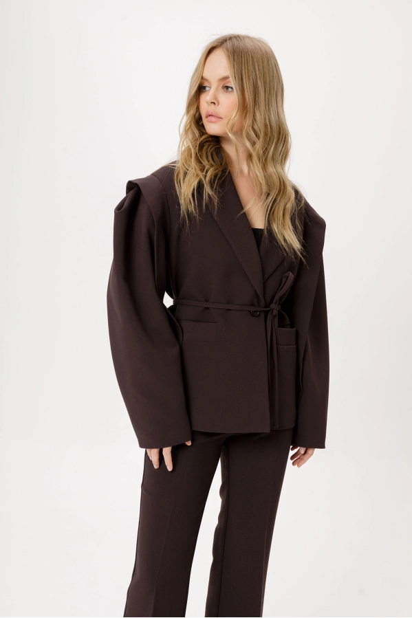 Жакет PiRS 6409 коричневый Жакет PiRS 6409 коричневый