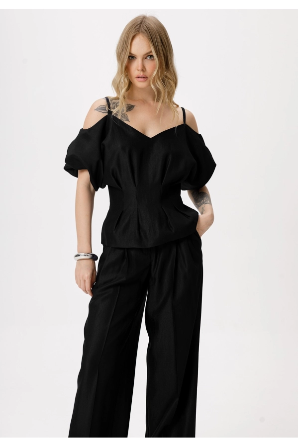 Блуза PiRS 6418 черный