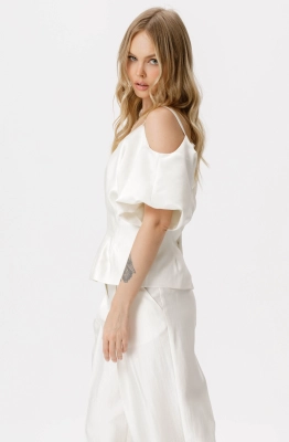 Блуза PiRS 6418 молочный 