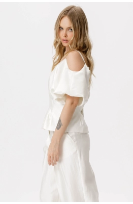 Блуза PiRS 6418 молочный 