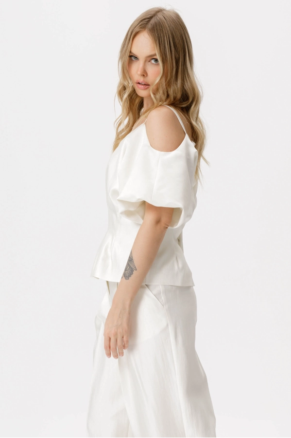 Блуза PiRS 6418 молочный