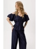 Блуза PiRS 6418 темно-синий