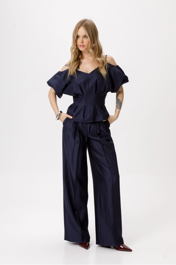 Брюки PiRS 6419 темно-синий