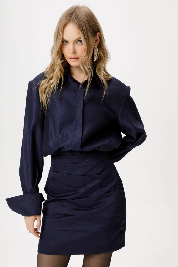 Платье PiRS 6420 темно-синий