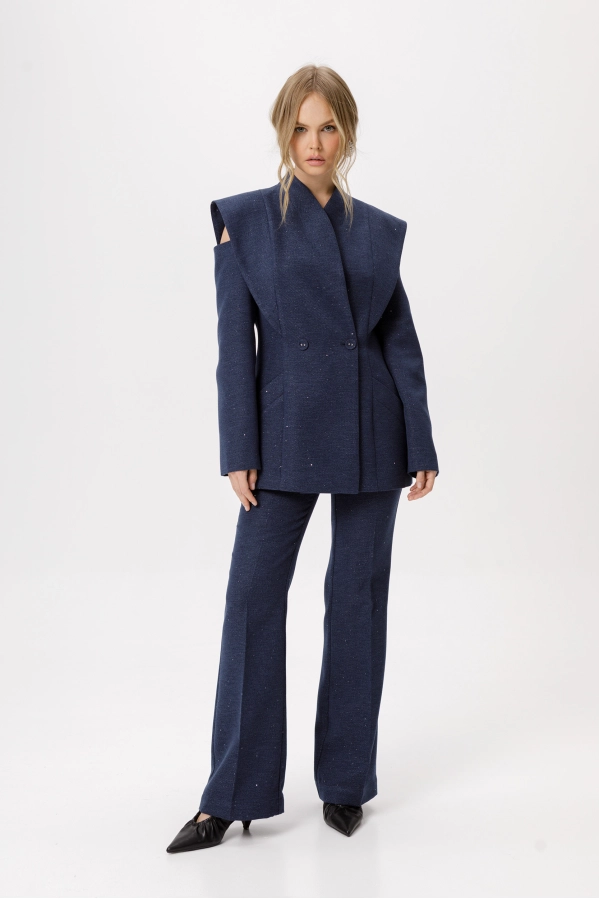 Брюки PiRS 6424 синий