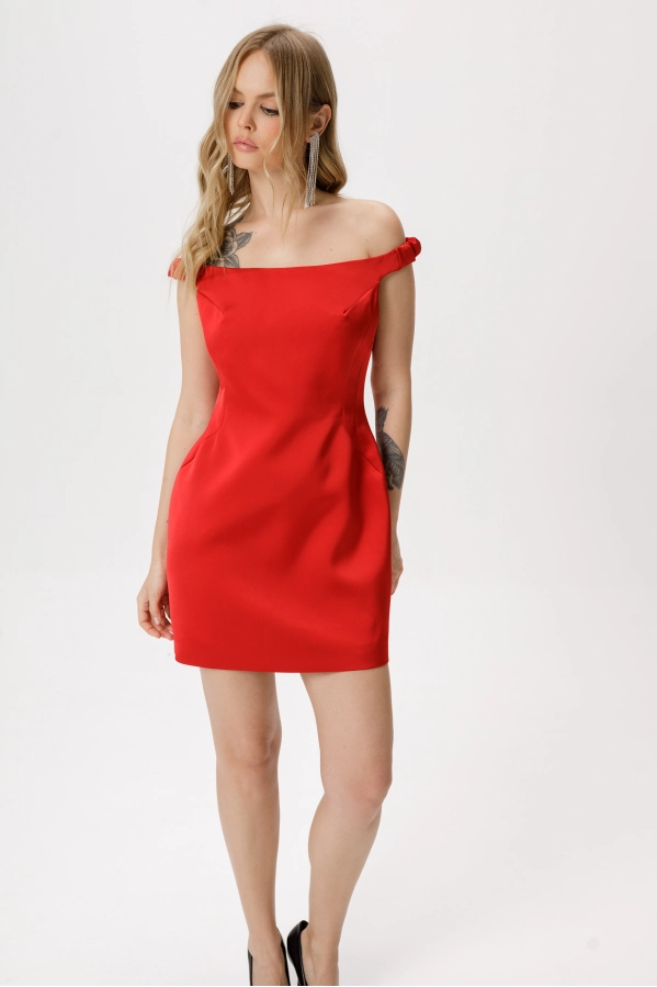 Платье PiRS 6425 красный