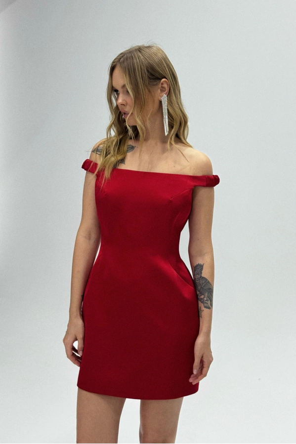 Платье PiRS 6425 красный