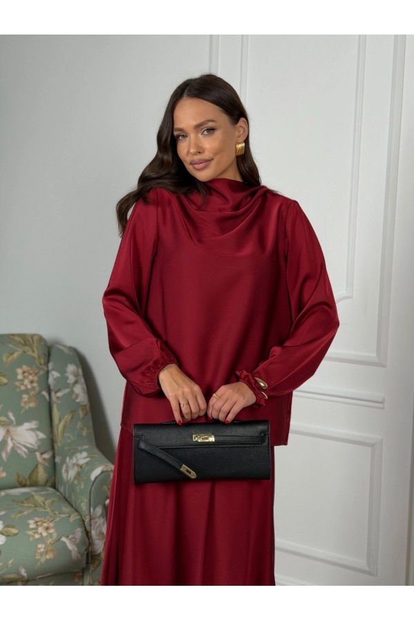 Комплект DAVA 2236 бордо