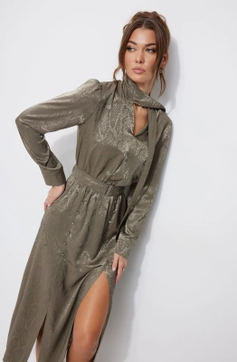 Платье Lyushe 4248 оливка Платье Lyushe 4248 оливка