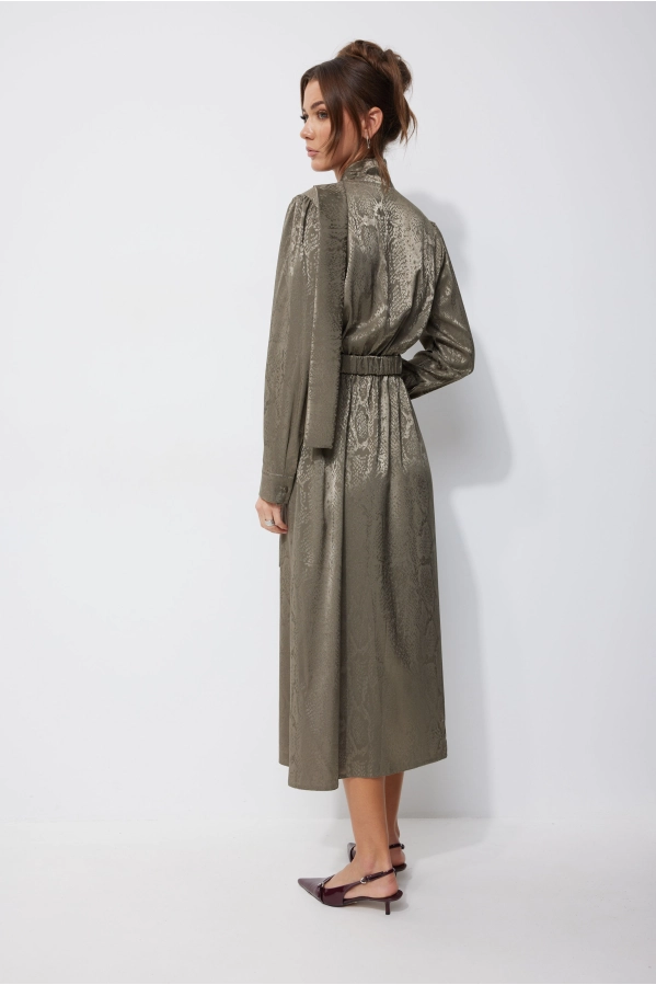 Платье Lyushe 4248 оливка Платье Lyushe 4248 оливка