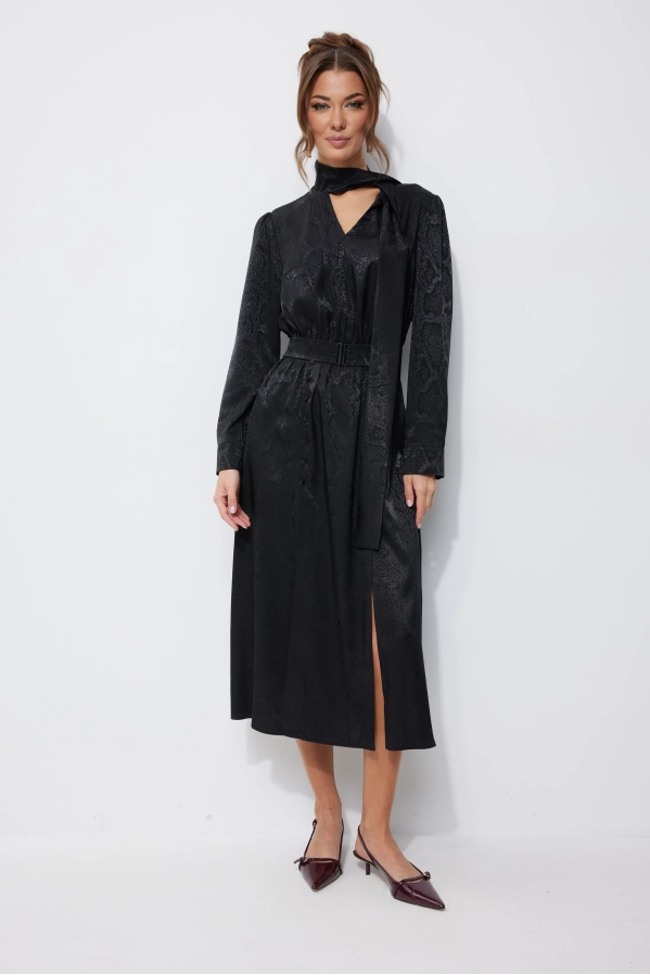 Платье Lyushe 4248 черный Платье Lyushe 4248 черный