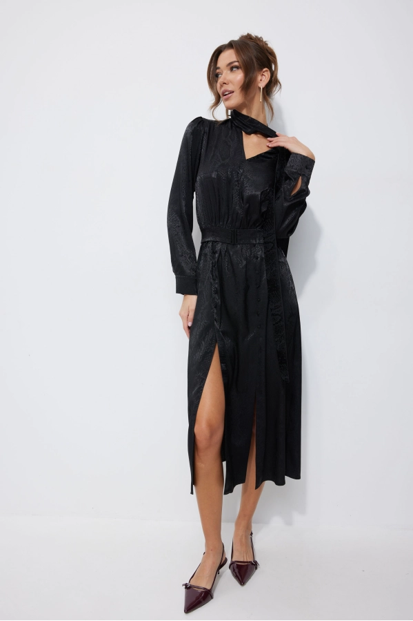 Платье Lyushe 4248 черный Платье Lyushe 4248 черный