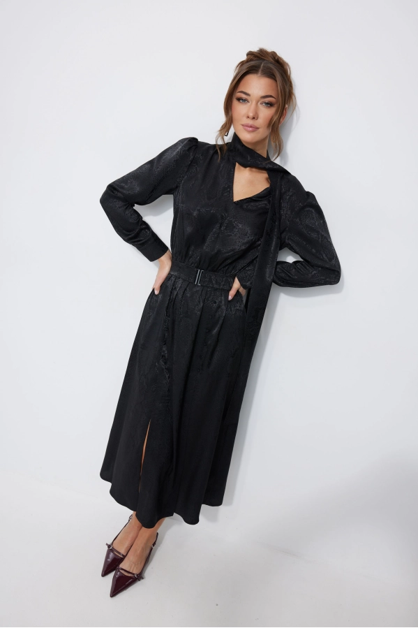 Платье Lyushe 4248 черный Платье Lyushe 4248 черный