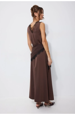 Платье Lyushe 4249 коричневый 