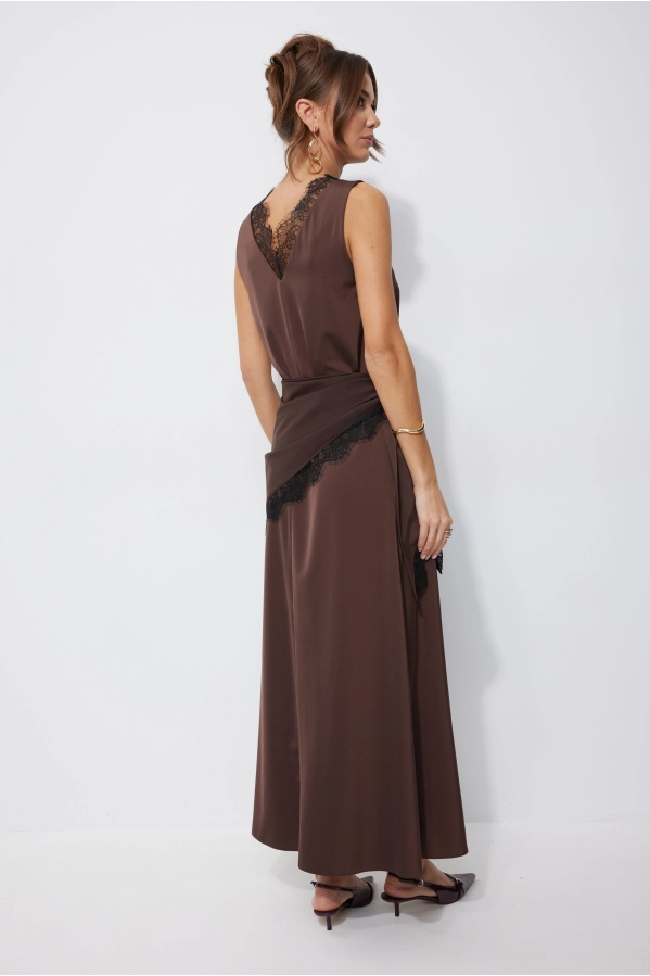 Платье Lyushe 4249 коричневый
