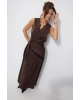 Платье Lyushe 4249 коричневый