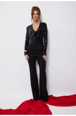 Блуза Lyushe 4251 черный Блуза Lyushe 4251 черный