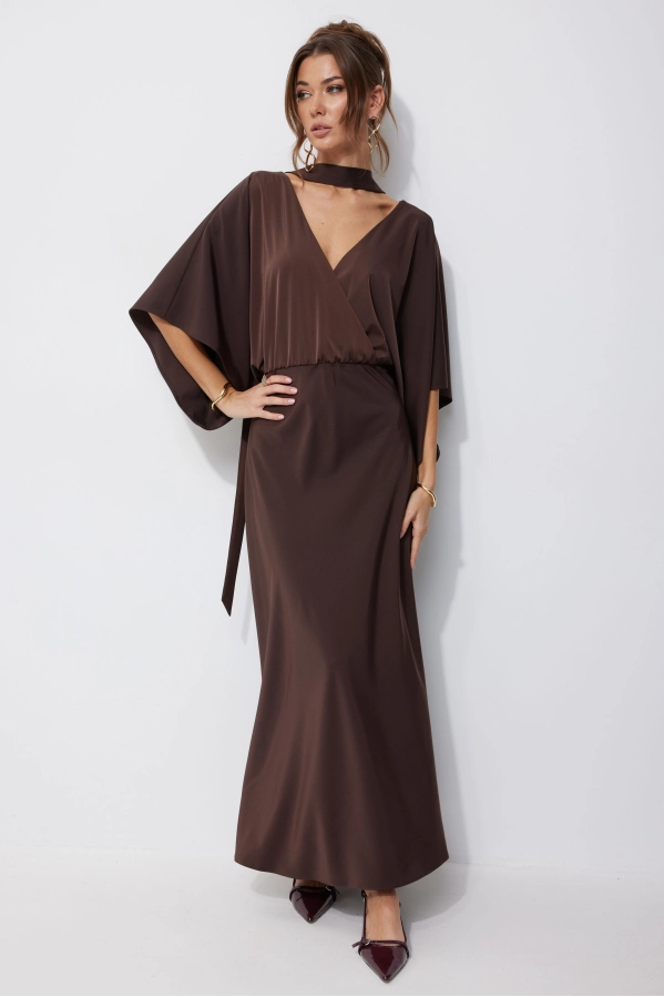Платье Lyushe 4252 коричневый Платье Lyushe 4252 коричневый
