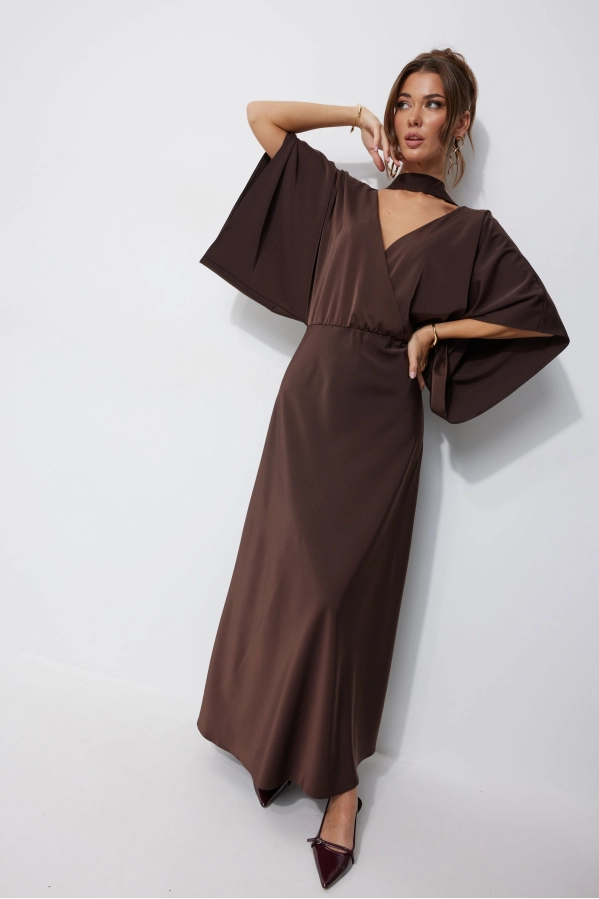 Платье Lyushe 4252 коричневый Платье Lyushe 4252 коричневый