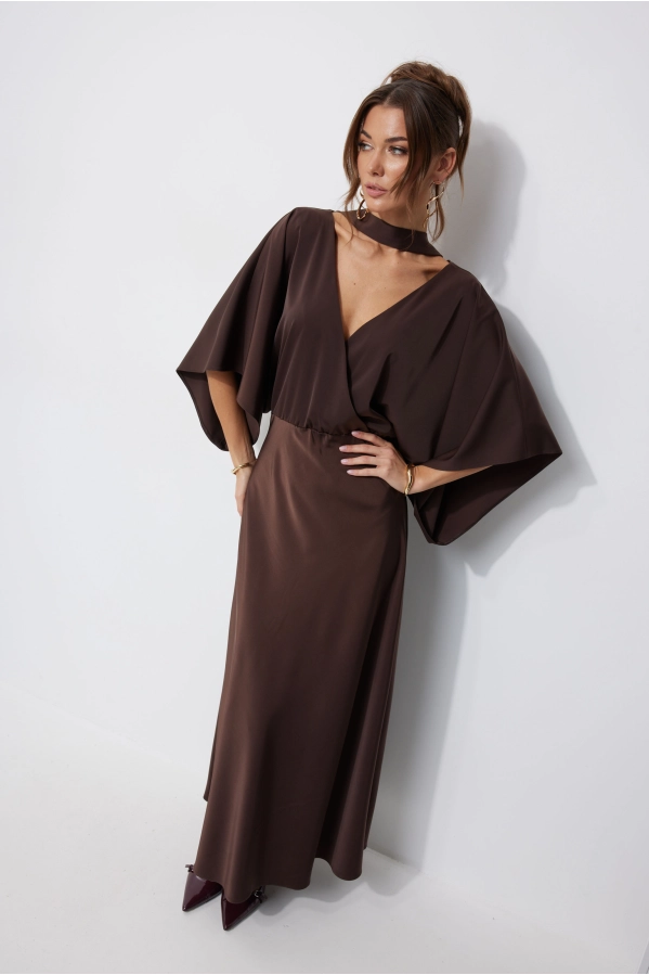Платье Lyushe 4252 коричневый Платье Lyushe 4252 коричневый