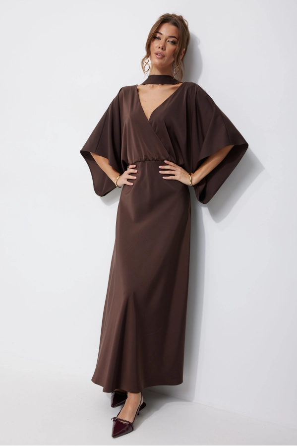 Платье Lyushe 4252 коричневый Платье Lyushe 4252 коричневый