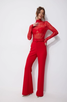 Брюки Lyushe 4254 красный 