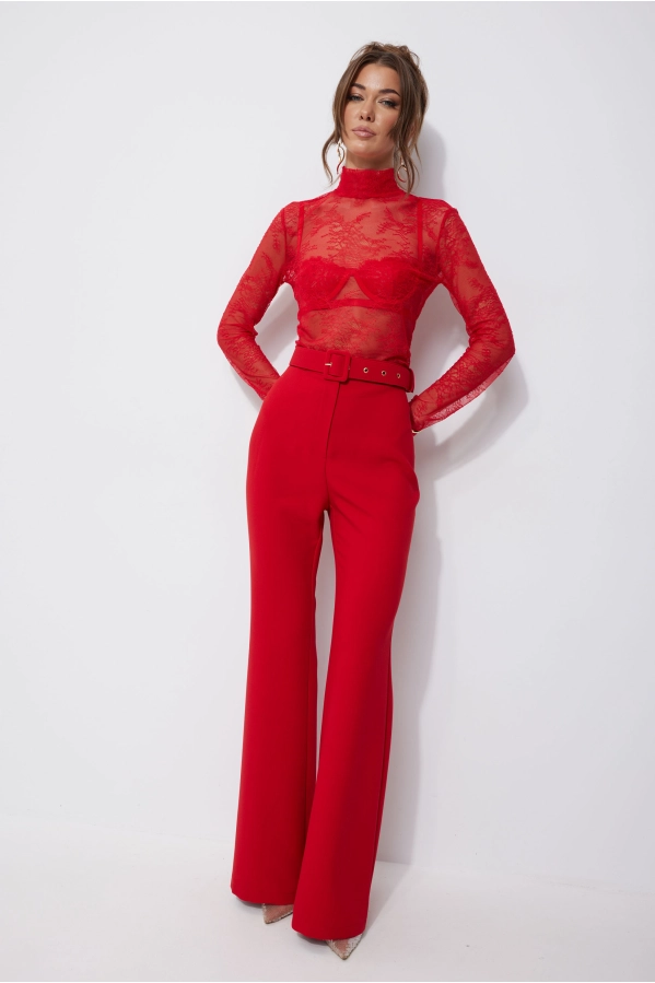 Брюки Lyushe 4254 красный Брюки Lyushe 4254 красный